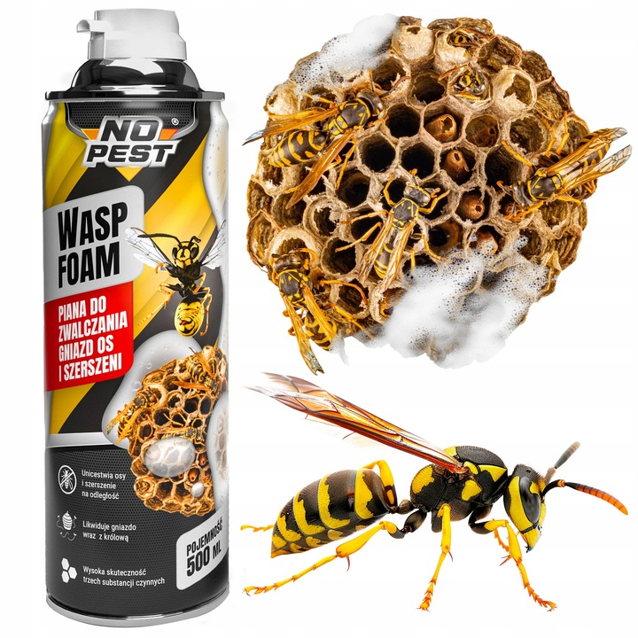 PIANA ŚRODEK PREPARAT NA OSY SZERSZENIE GNIAZDA OS SZERSZENI NO PEST