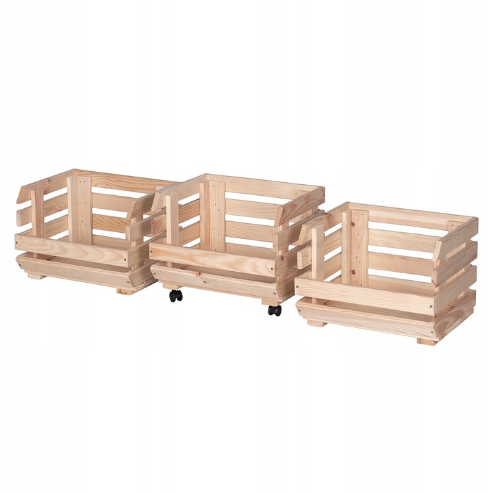 Skrzynki skrzynka pojemnik na warzywa owoce 4 kółka regał PRODUCENT