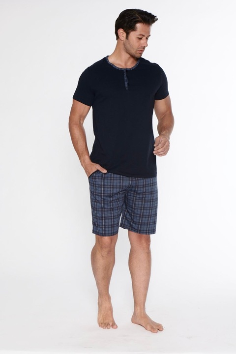 PIŻAMA MĘSKA KRÓTKI RĘKAW SZORTY