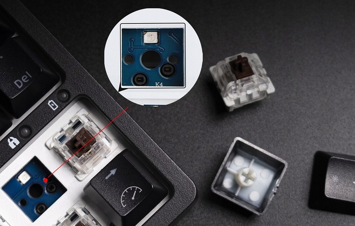 Bezprzewodowa Klawiatura Mechaniczna Royal Kludge Rk84 Red Switch Rgb