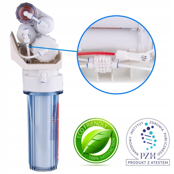 FILTR DO WODY RO7 JONIZATOR ODWRÓCONA OSMOZA 75GPD