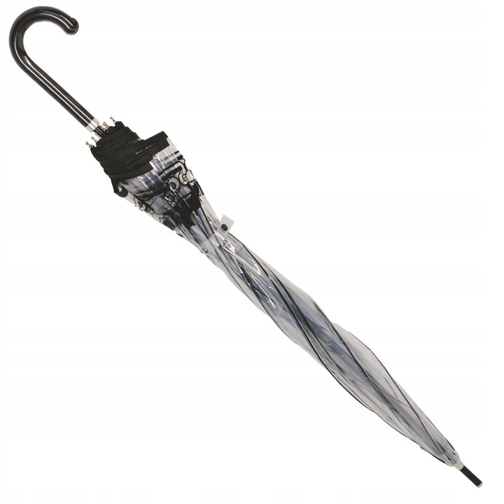 Parasol transparentny motywem kotów Captain Mike