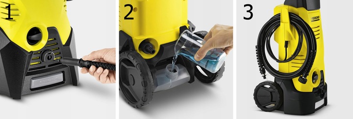 KARCHER K 3 MOCNA MYJKA CIŚNIENIOWA 120 BAR TURBO GIGANT ZESTAW