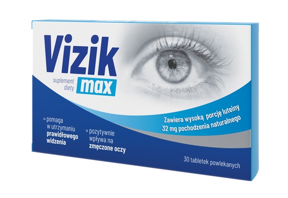 VIZIK MAX, na wzrok, 30TABLETEK