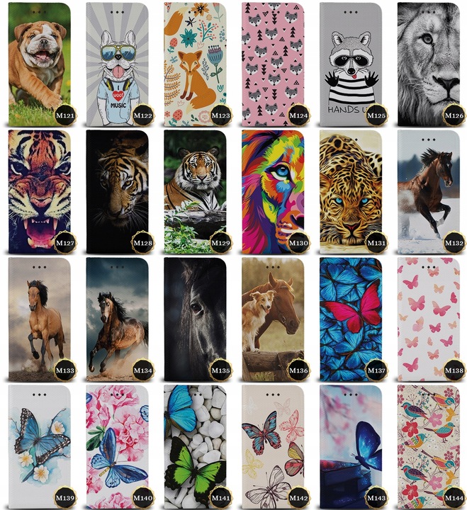 Etui do Samsung Galaxy A15 4G / A15 5G +Szkło WZORY