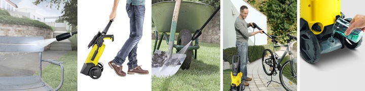 KARCHER K 3 MOCNA MYJKA CIŚNIENIOWA 120 BAR TURBO GIGANT ZESTAW