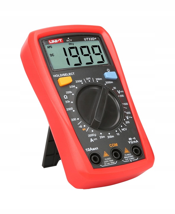 MIERNIK NAPIĘCIA DETEKTOR PRĄDU MULTIMETR UNIWERSALNY UNI-T UT33D+