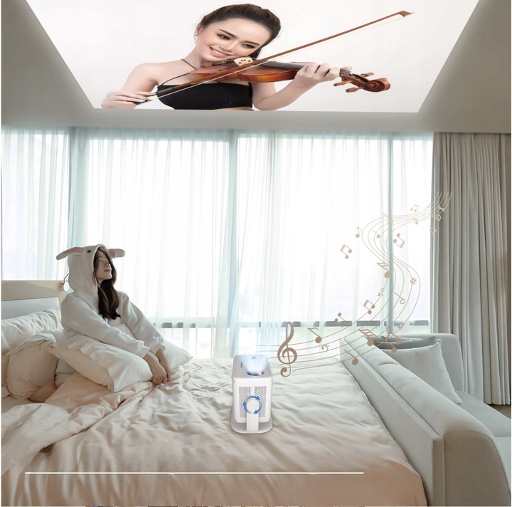 PROJEKTOR SMART MAGCUBIC MULTIMEDIALNY L018 4K 1080 p 650 ANSI 2025