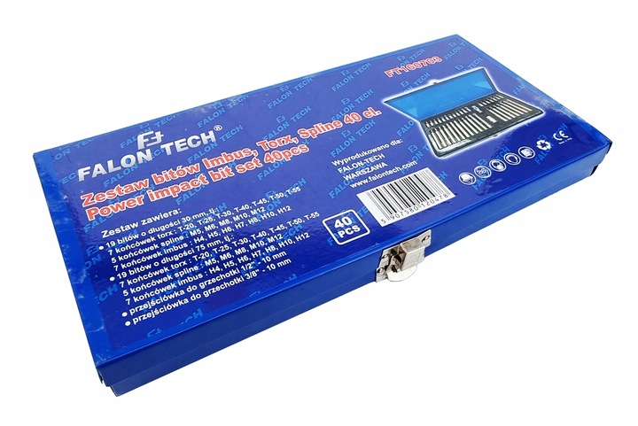 ZESTAW BITÓW KLUCZY IMBUS SPLINE TORX 40 el BITY