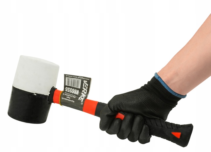 MŁOTEK GUMOWY BRUKARSKI BLACHARSKI DO KOSTKI BRUKOWEJ 1100g FIBERGLASS