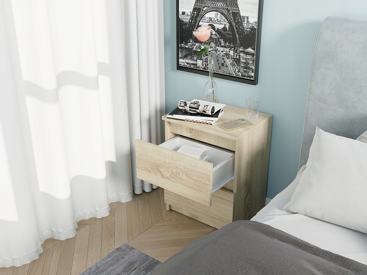 Szafka nocna komoda stolik 40cm R-2 SONOMA