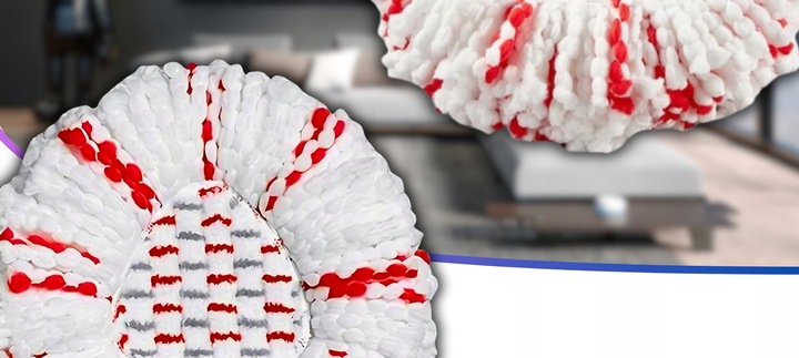 4x WKŁAD NAKŁADKA DO MOPA OBROTOWEGO VILEDA TURBO NOWY MODEL MOPOWANIE 3W1