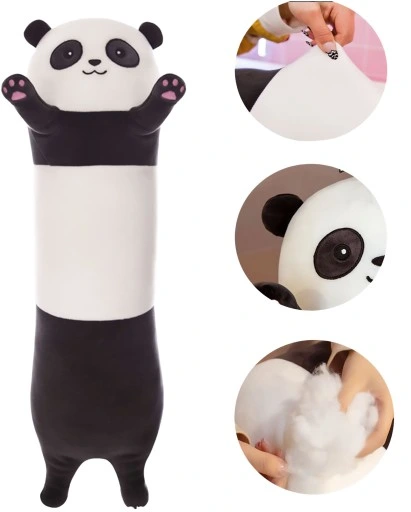MASKOTKA PLUSZAK PODUSZKA 90 cm DŁUGA PANDA MIŚ