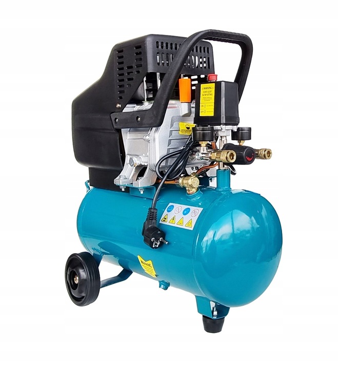 24L SPRĘŻARKA KOMPRESOR OLEJOWY 8 BAR MOCNY CICHY