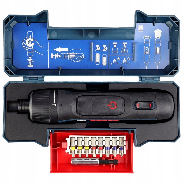 WKRĘTAK AKUMULATOROWY GO 3 KIT BOSCH + OSPRZĘT + WALIZKA