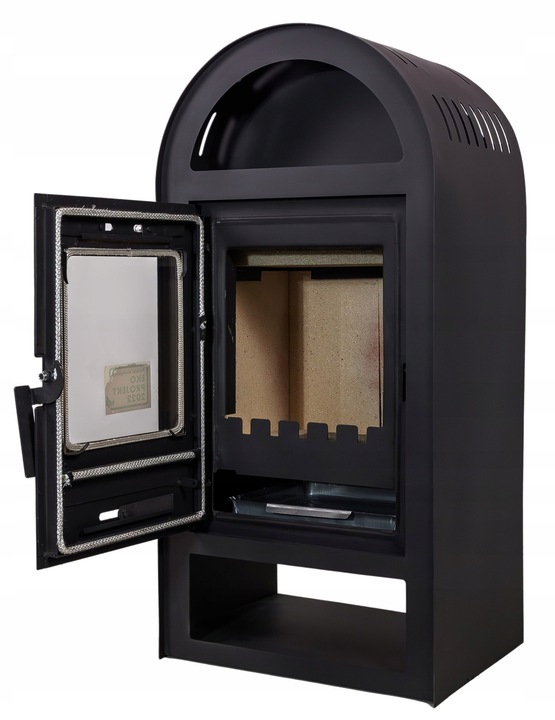 PIEC KOZA KOMINEK WOLNOSTOJĄCY STALOWY HESTIA + AKCESORIA KOMINKOWE