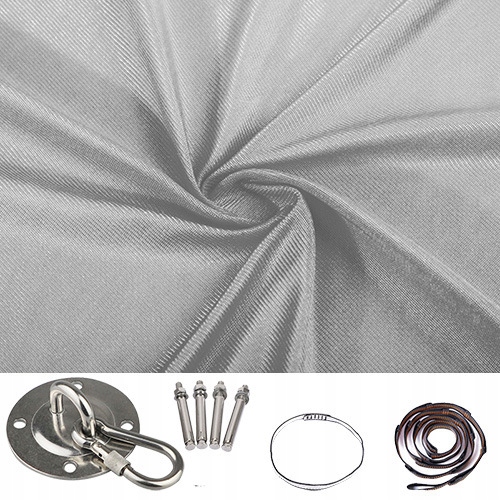 HAMAK CHUSTA AKROBATYCZNA DLA DZIECI 2.8x1.5m HUŚTAWKA SENSORYCZNA BUJAK