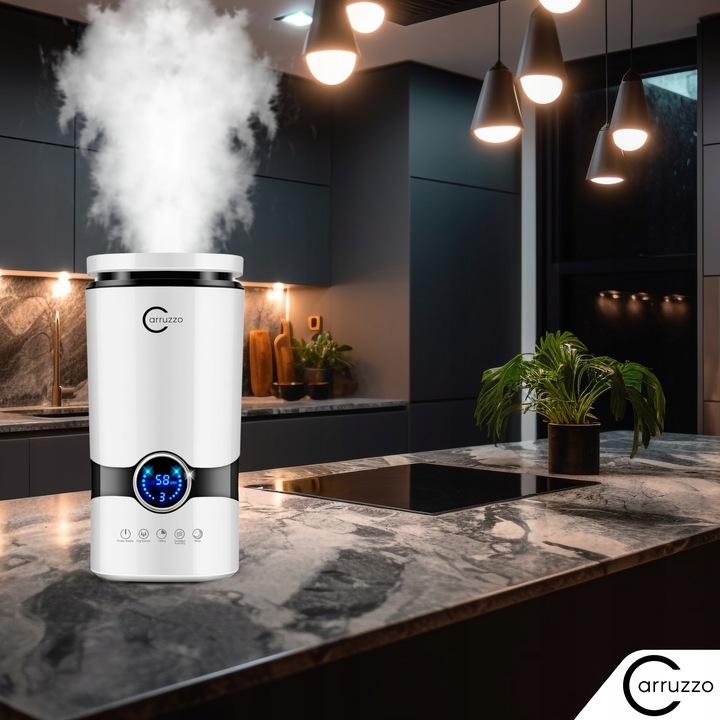 Nawilżacz powietrza AUTOMATYCZNY + AROMATERAPIA 3w1 +12 OLEJKÓW FILTR