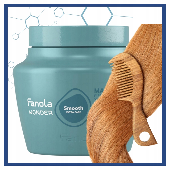Fanola Maska do Włosów Wygładzająca Nawilżająca Wonder Smooth 500 ml