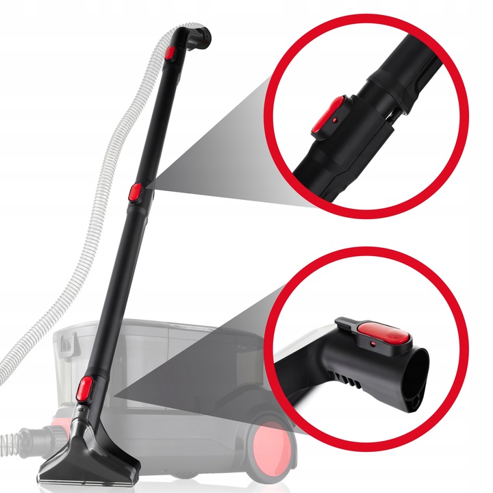 ODKURZACZ PIORĄCY DO DYWANÓW SSAWKA TAPICERKI PROFESJONALNY LEHMANN 2000W