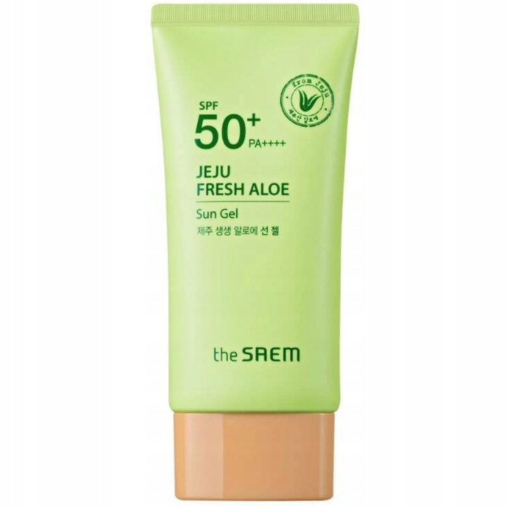 The Saem Jeju Fresh Aloe Sun Gel Lekki Krem Do Twarzy z Filtrem SPF 50