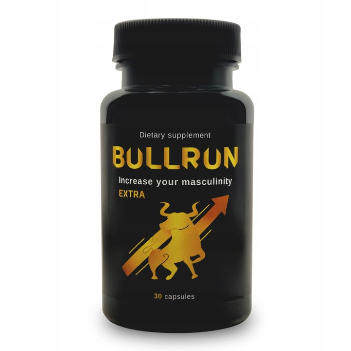 BULLRUN EXTRA Naturalne wsparcie POTENCJI DLA MĘŻCZYZN 30 kaps.