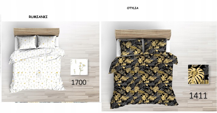 KOMPLET POŚCIELI BAWEŁNIANEJ BAWEŁNA 140x200cm+ 2x70x80 cm