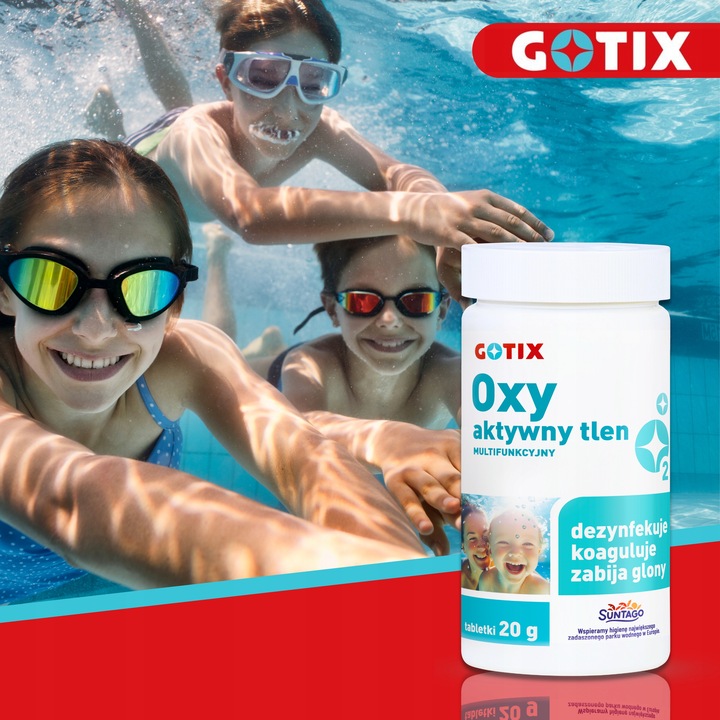 Aktywny Tlen do Basenu Jacuzzi Tabletki Chemia Basenowa Zamiast Chloru