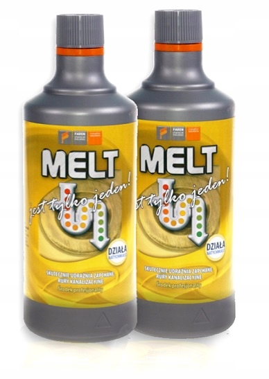 ŚRODEK DO UDRAŻNIANIA RUR KANALIZACJI MELT x2szt