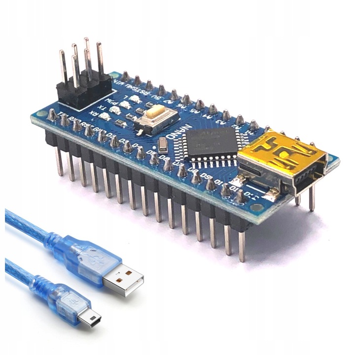 NANO V3 Atmega328PB kompatybilny z Arduino Nano, z wlutowanymi pinami
