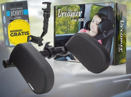 ZAGŁÓWEK PODUSZKA OPARCIE NA GŁOWE DO SAMOCHODU