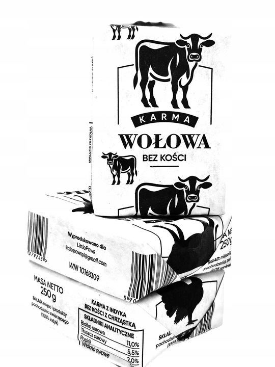 10 KG MIĘSO MROŻONE DLA PSA WOŁOWE BEZ KOŚCI WOŁOWINA BARF KARMA