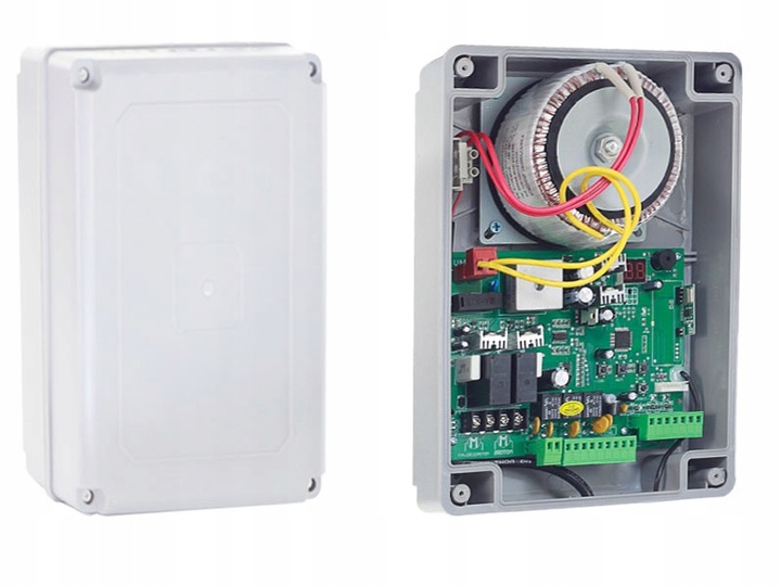 Zestaw do bramy dwuskrzydłowej FORCE SW200 2x2m 400 kg lampa do skrzydłowej