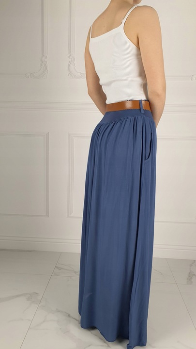 ZWIEWNA DŁUGA SPÓDNICA MAXI DO KOSTEK BOHO DAMSKA