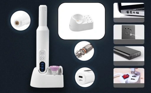 Mini Frezarka do Paznokci Manicure Zestaw 20000RPM