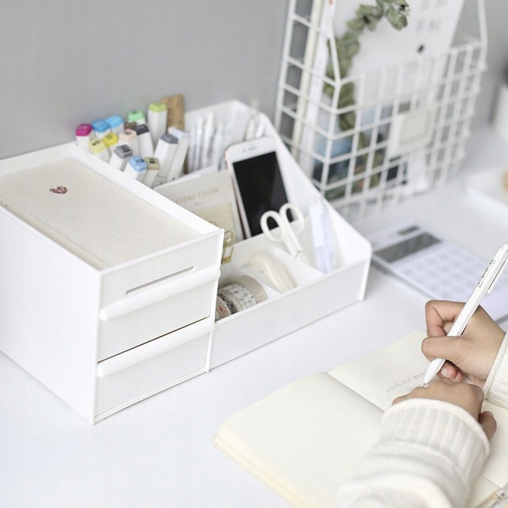 Organizer na biurko duży przybornik szufladka biurkowy dla dzieci biura