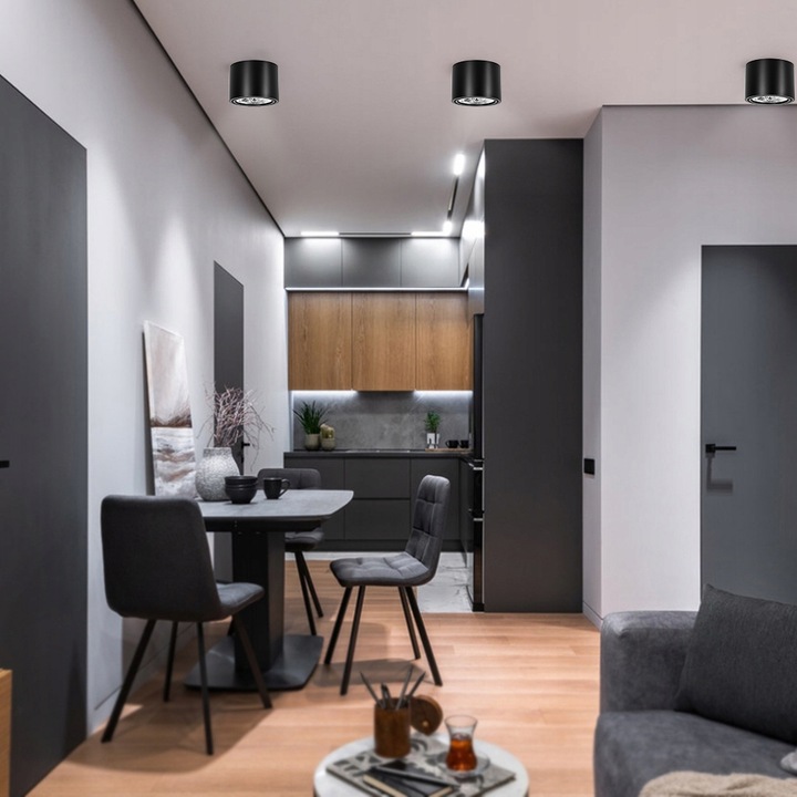 Oprawa Natynkowa Sufitowa AR111 TUBA LED GU10 Lampa Plafon Lampa Do