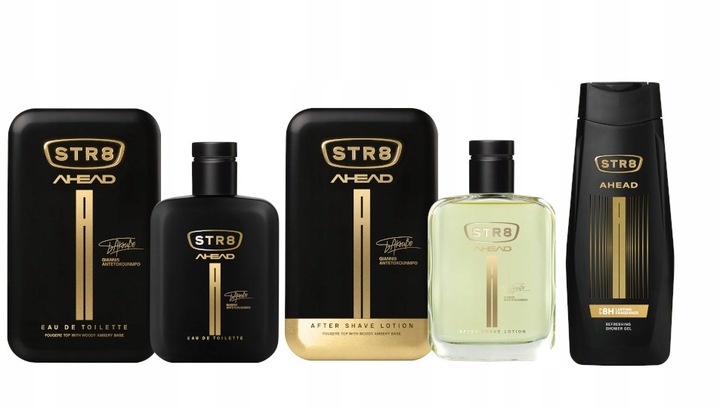 STR8 AHEAD ZESTAW 3cz EDT100ml + ASL100ml + ŻEL400ml