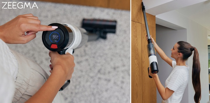 ODKURZACZ BEZPRZEWODOWY PIONOWY RĘCZNY BEZWORKOWY LEKKI MOP MOPUJĄCY 3 w 1