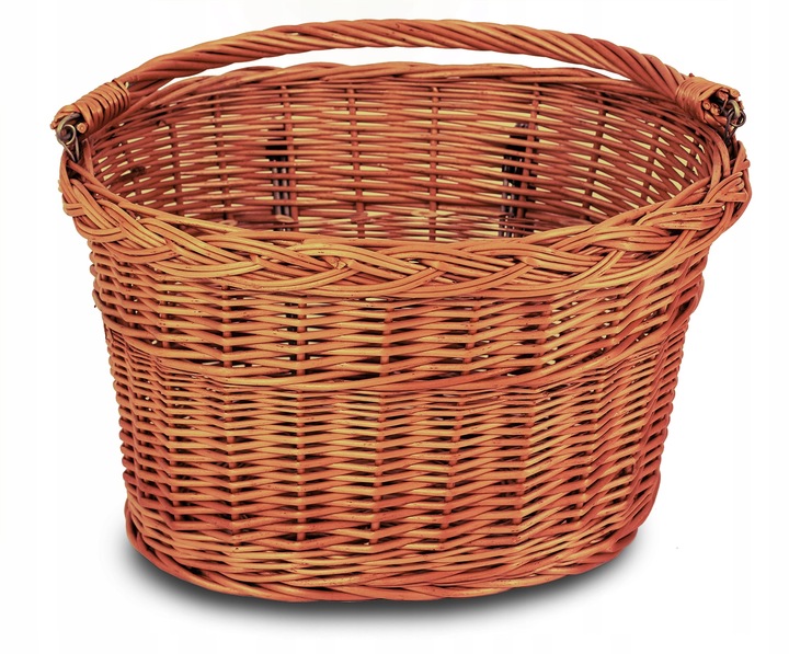 KOSZYK WIKLINOWY NA ROWER ZAKUPY HACZYKI + WKŁAD