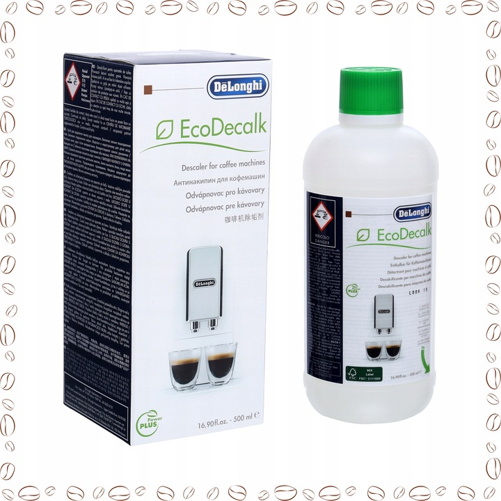 Odkamieniacz do Delonghi Ecodecalk DLSC500 500ml i 3 filtry w zestawie