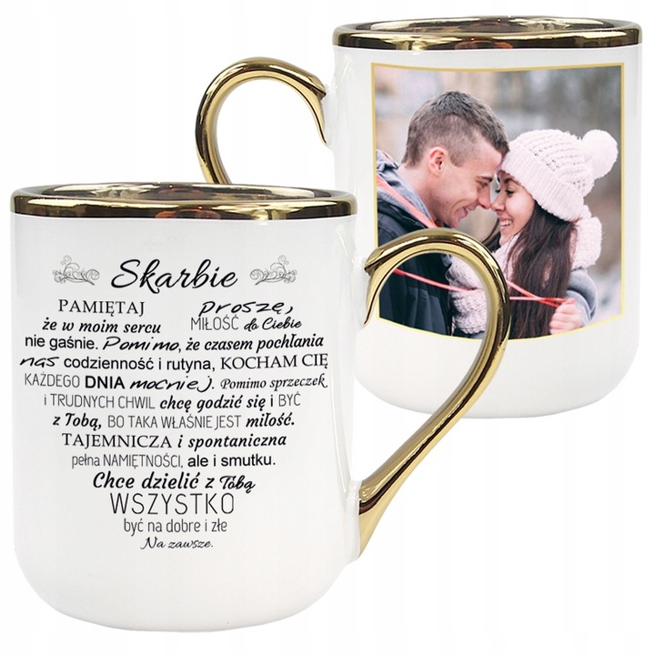 KUBEK Z TWOIM WŁASNYM NADRUKIEM FOTO ZDJĘCIEM NAPISEM LOGO NA PREZENT