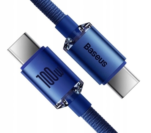 BASEUS MOCNY KABEL USB-C SZYBKIE ŁADOWANIE TYPE-C PD 100W QC 3.0 5A 1.2M