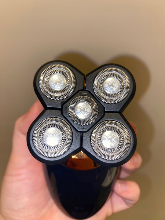 GOLARKA MĘSKA MASZYNKA ELEKTRYCZNA DO GOLENIA GŁOWY BRODY TRYMER 5W1