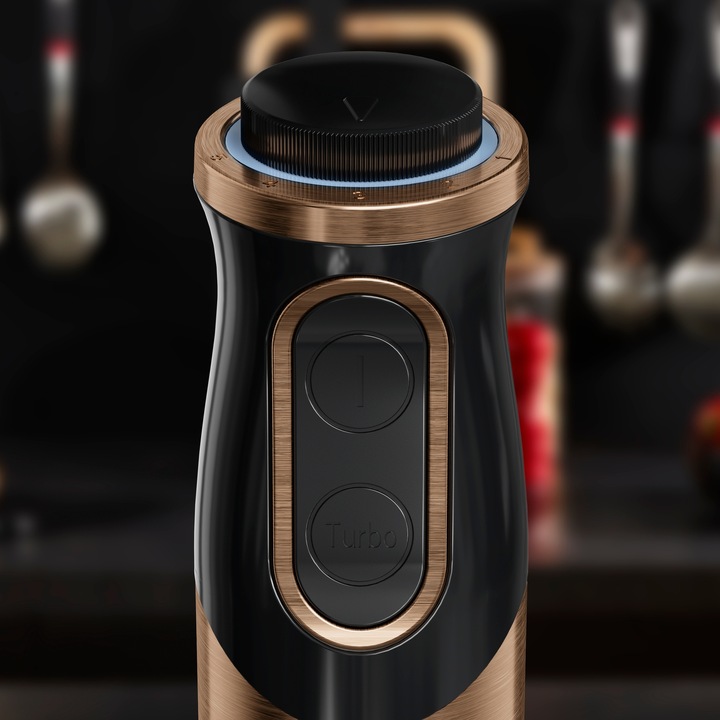 Blender ręczny wielofunkcyjny mocny TEFAL Quickchef HB656G10 3w1 1000