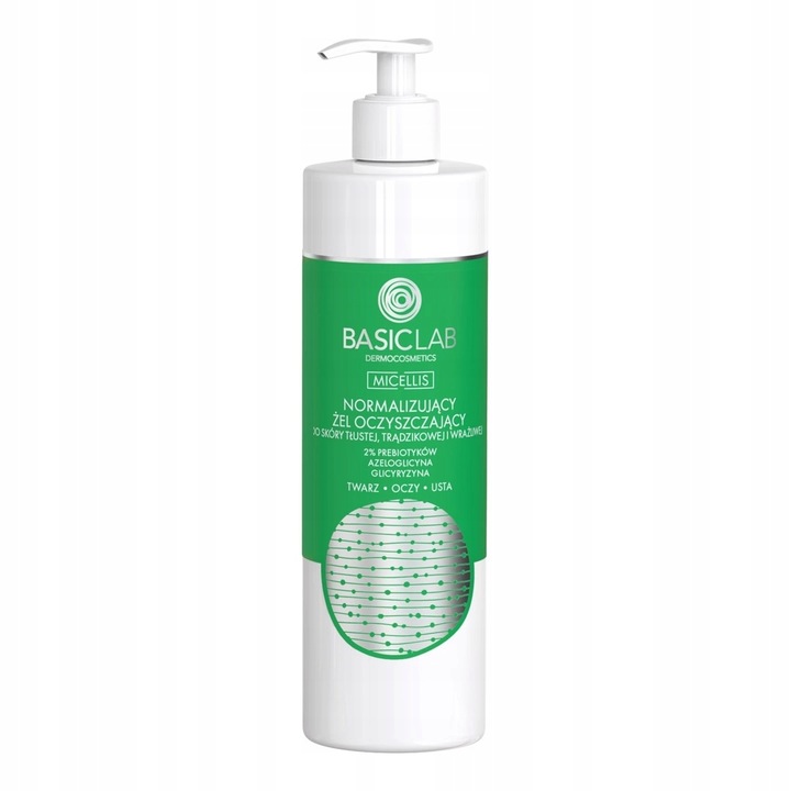BasicLab- Żel Oczyszczający do Skóry Tłustej i Wrażliwej 300ml