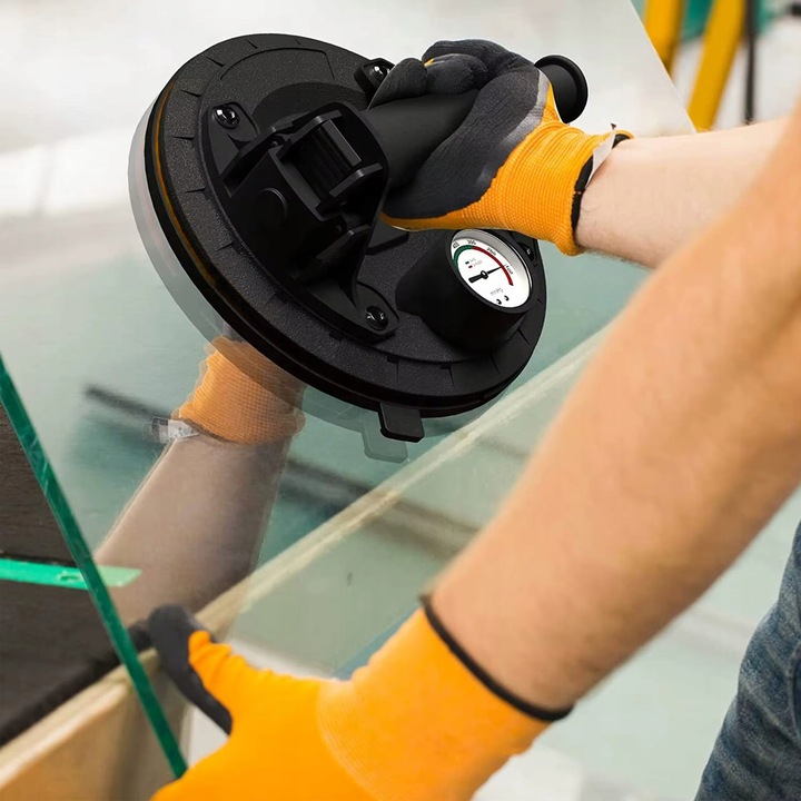 PRZYSSAWKA PRÓŻNIOWA UCHWYT DO PŁYTEK GLAZURY SZYB Z POMPKĄ I