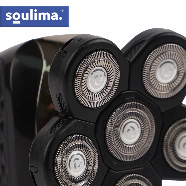 Golarka Męska SOULIMA Maszynak Elektryczna do Golenia 6w1 Trymer Brody