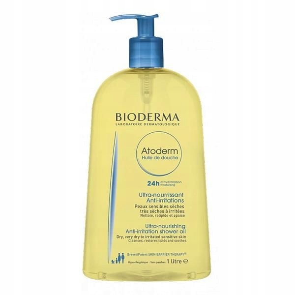 Olejek Nawilżający Do Kąpieli Pod Prysznic BIODERMA ATODERM HUILE Zestaw