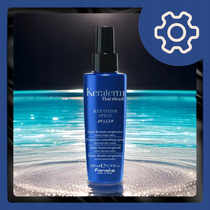 Fanola Keraterm Spray Termoochronny do Włosów z Keratyną Wygładzający 200ml